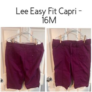 4 pairs Lee Capris